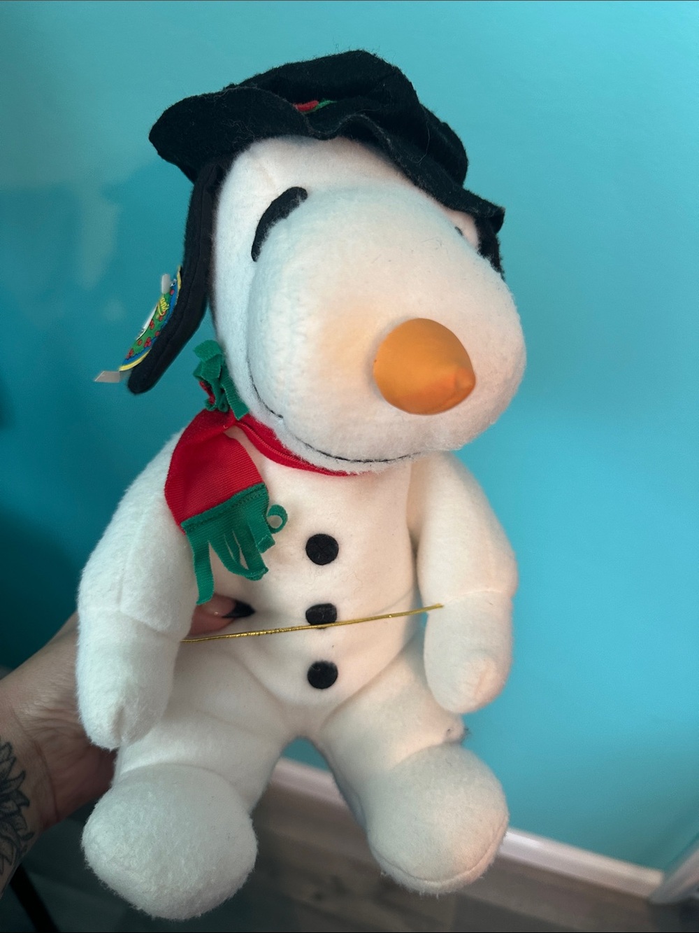 NWT PEANUTS Snoopy 50th Celebration Holiday Plush